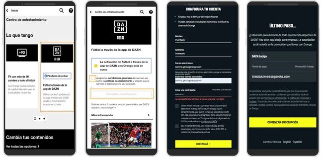 Chat en Línea DAZN