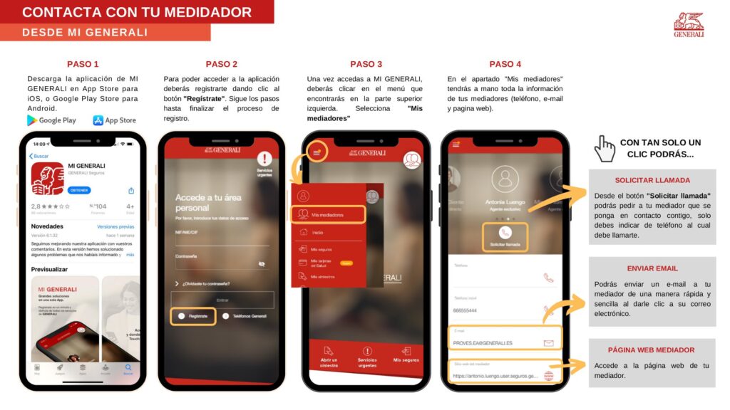 Generali área cliente login España
