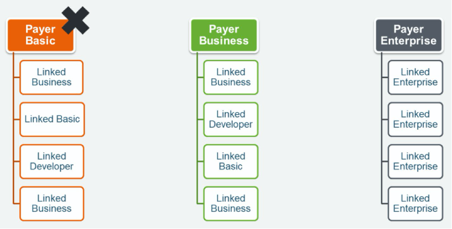 AWS Support plans in an organization