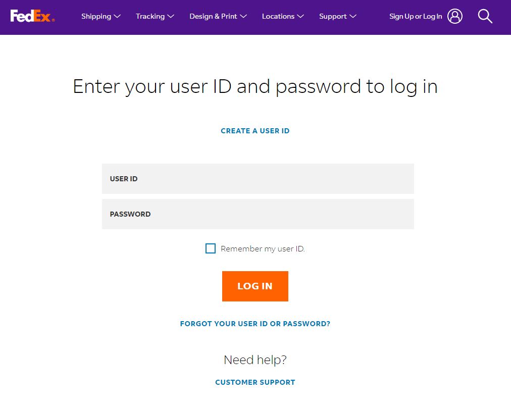 FedEx job application portal login
