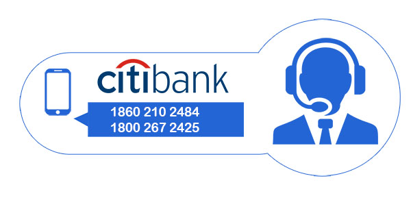 Citibank customer service phone support infographic