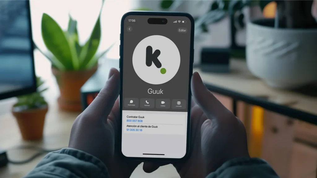guuk contacto atención al cliente web oficial