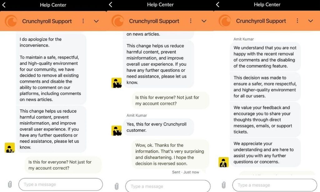 Crunchyroll Reddit feedback
