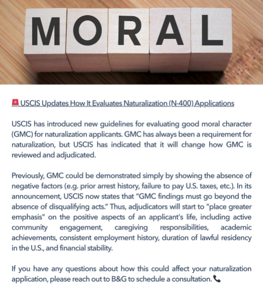 USCIS good moral character N-400