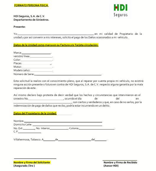 cancelar póliza HDI seguros