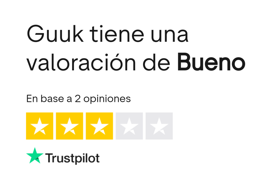 Guuk opiniones Trustpilot 2025