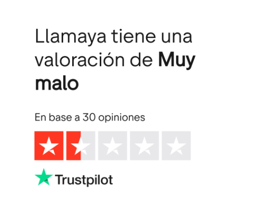 Opiniones Llamaya Trustpilot
