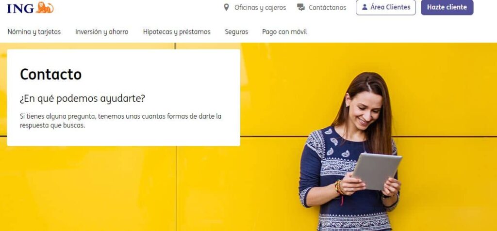 Números Gratuitos y Canales Telefónicos Alternativos de ING