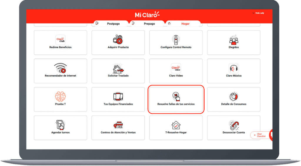 ¿Cómo reportar fallas de internet Claro hogar?