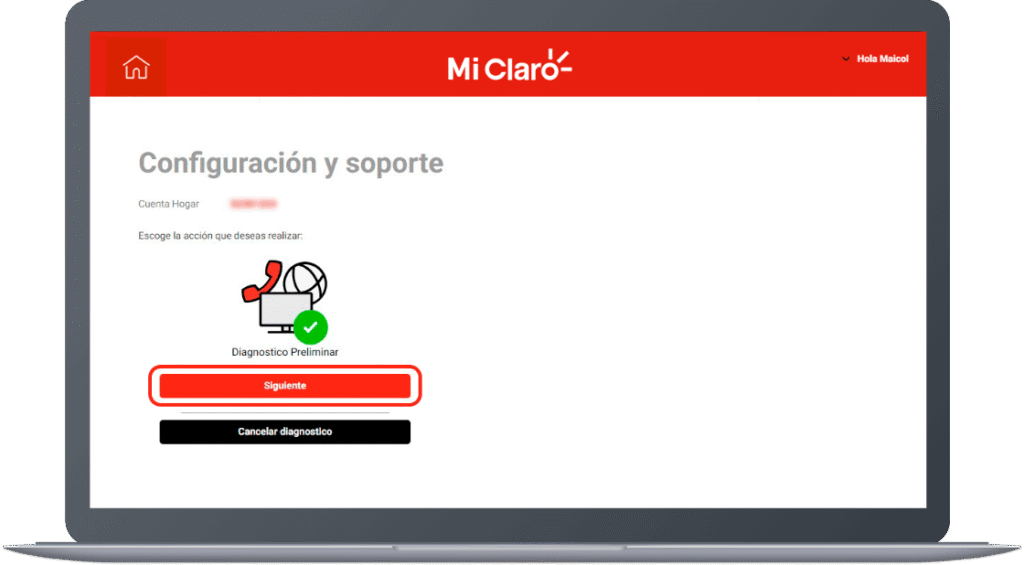 Reportar Servicio Interrumpido