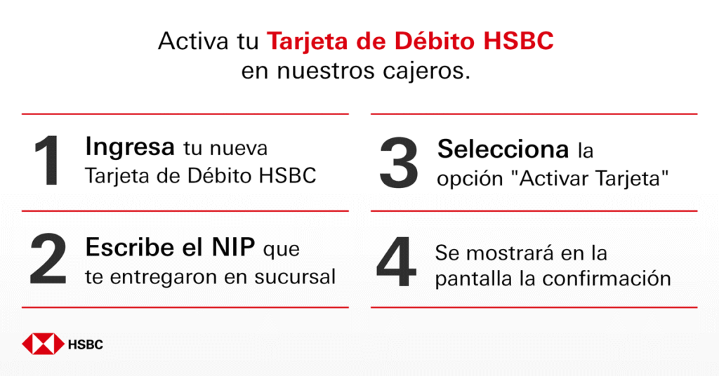 Activar Tarjeta HSBC por Teléfono o App