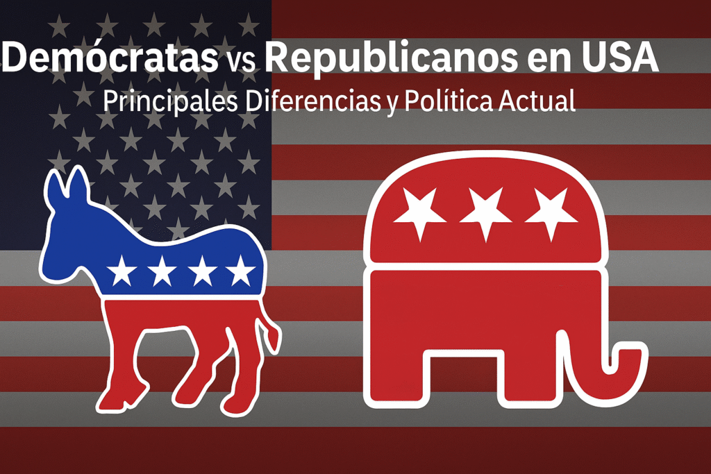Democratas ves Republicanios en USA
