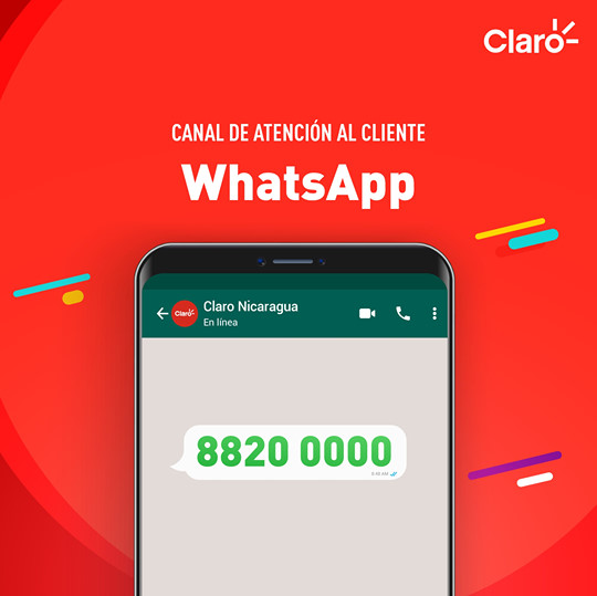 WhatsApp Claro Colombia chat atención