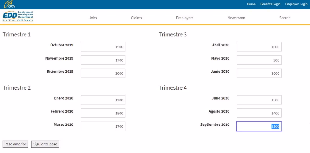 Cómo se calcula el monto semanal 40 a 450