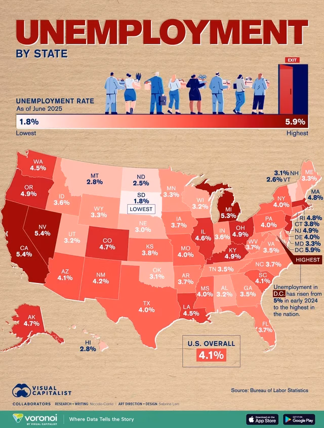 mapa oficinas desempleo NY 2025