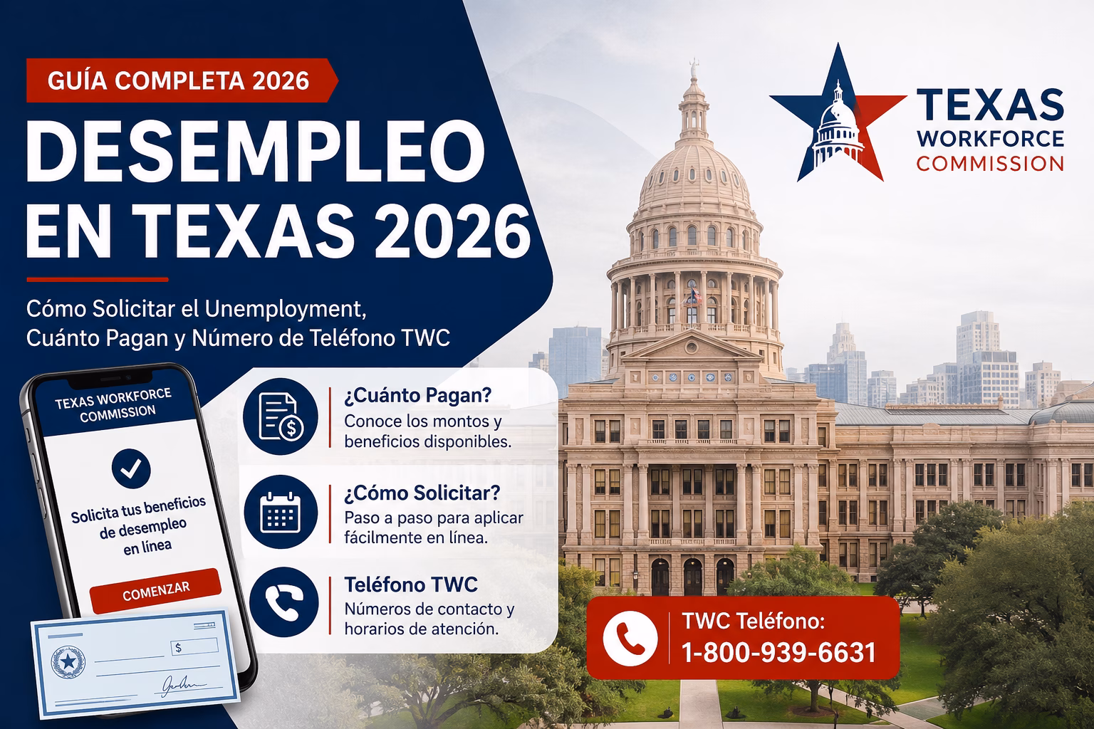 Guia Completa Desempleo en Texas 2026