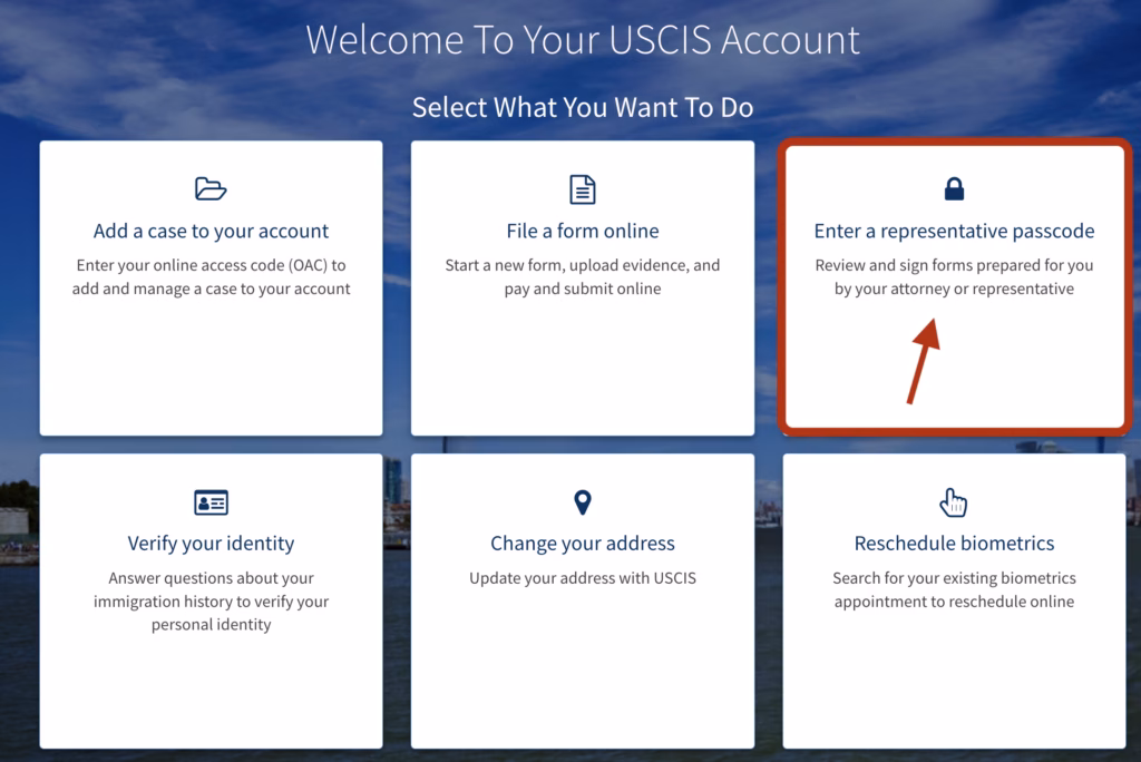 myUSCIS upload documents
