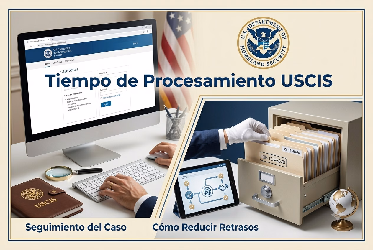 Tiempo de Procesamiento USCIS seguimiento y rastreo