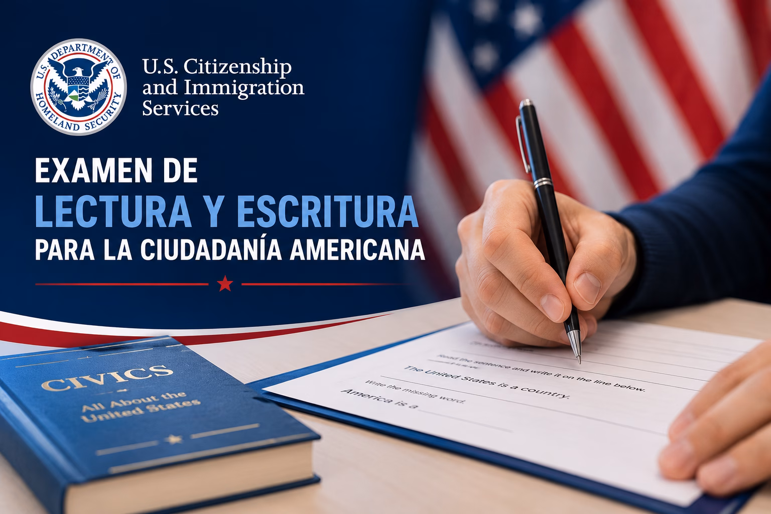 Guía de Práctica, Frases Oficiales y Vocabulario USCIS