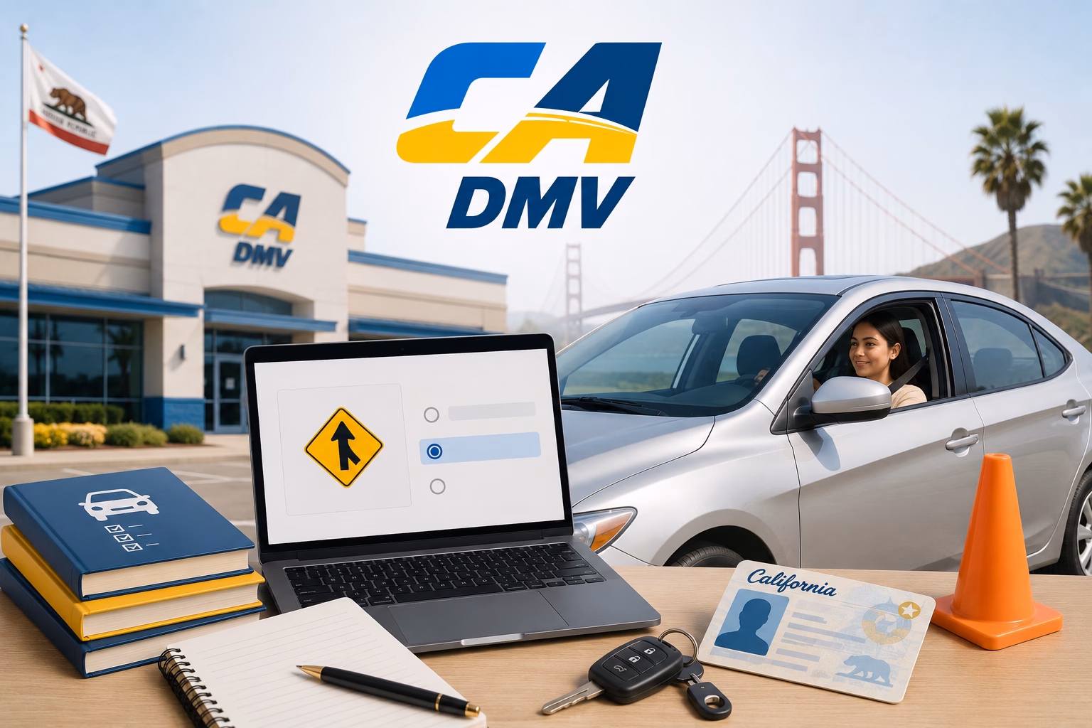Cómo Aprobar el Examen Escrito del DMV California y Obtener tu Licencia
